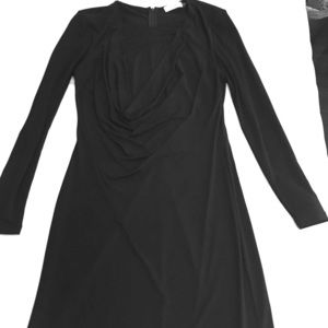 Calvin Klein LBD little black Zipper back 6P